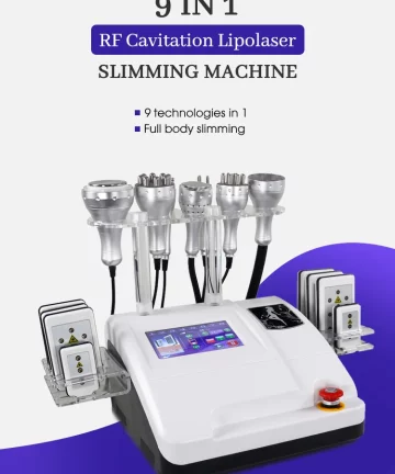 Newest 9 In 1 Lipolaser Cavitation Slimming Machine