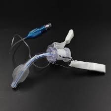 Adult Disposable Sterile Medical PVC Tracheostomy Tube With Cuff
